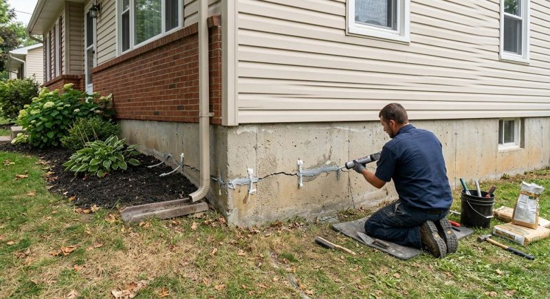 Foundation Crack Sealing