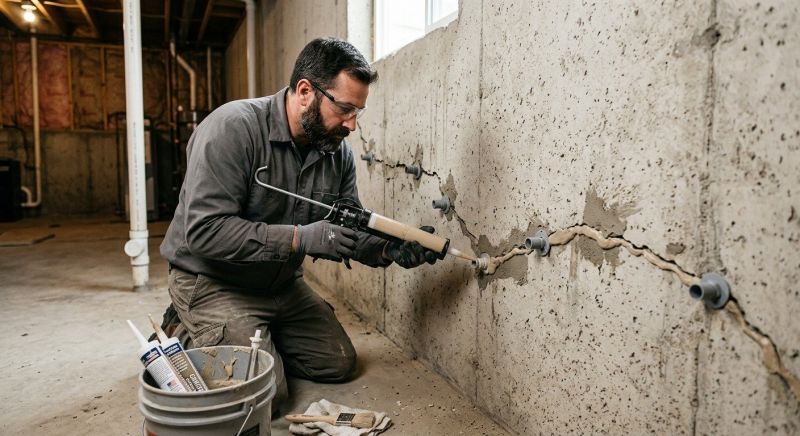 Basement Crack Repair in West Palm Beach, FL