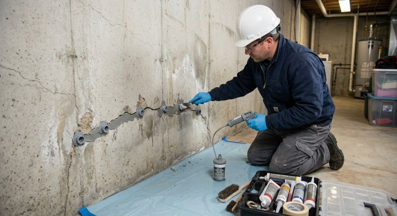 Basement Crack Repair in West Palm Beach, FL