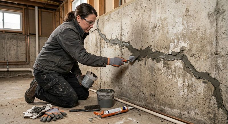 Cracked Basement Floor Repair in West Palm Beach, FL