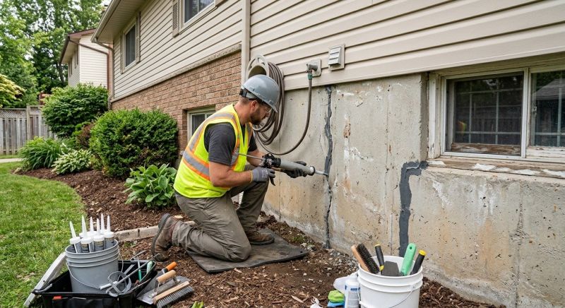 Foundation Crack Sealing in West Palm Beach, FL