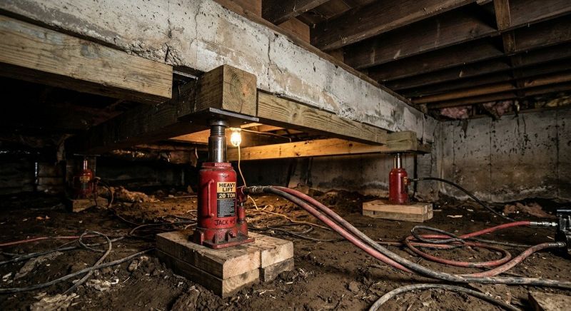 Foundation Jacking in Palm Beach Gardens, FL