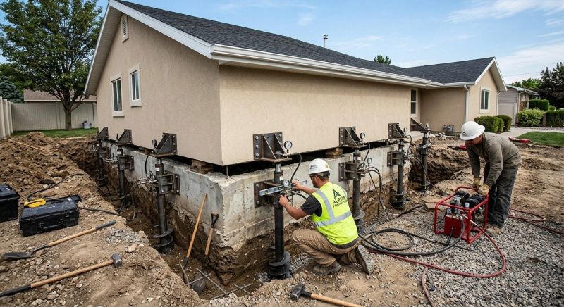 Foundation Pier Leveling in West Palm Beach, FL