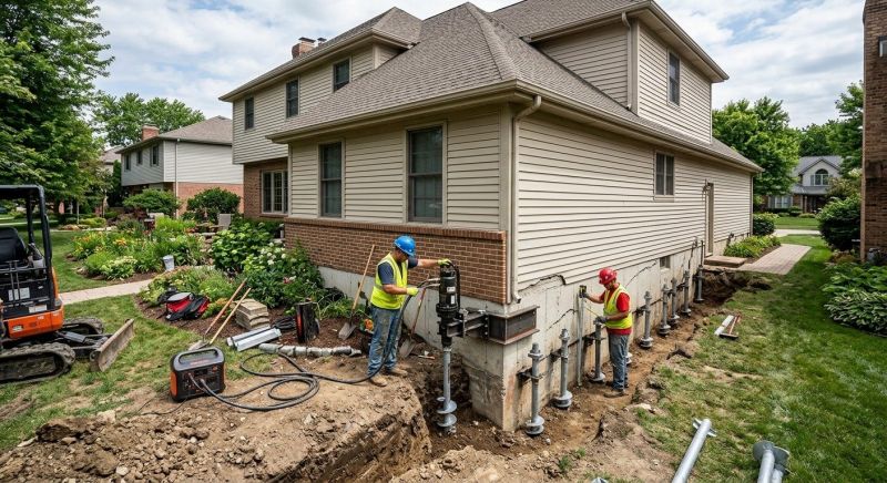 Helical Piers Installation in West Palm Beach, FL