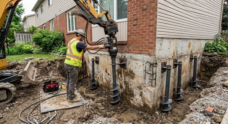 Helical Pile Installation in West Palm Beach, FL