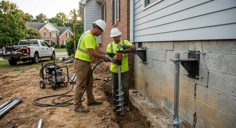 Helical Pile Installation in West Palm Beach, FL