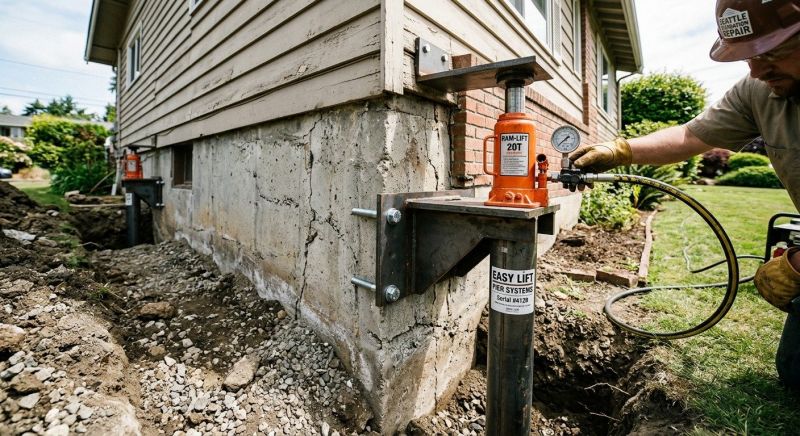 Sinking Foundation Lifting in West Palm Beach, FL