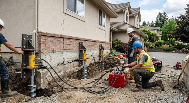 Sinking Foundation Lifting in West Palm Beach, FL