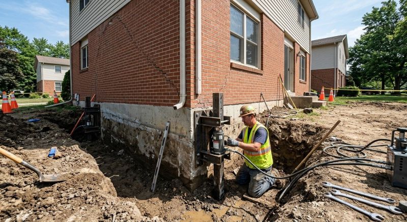 Sinking Foundation Repair in Boynton Beach, FL